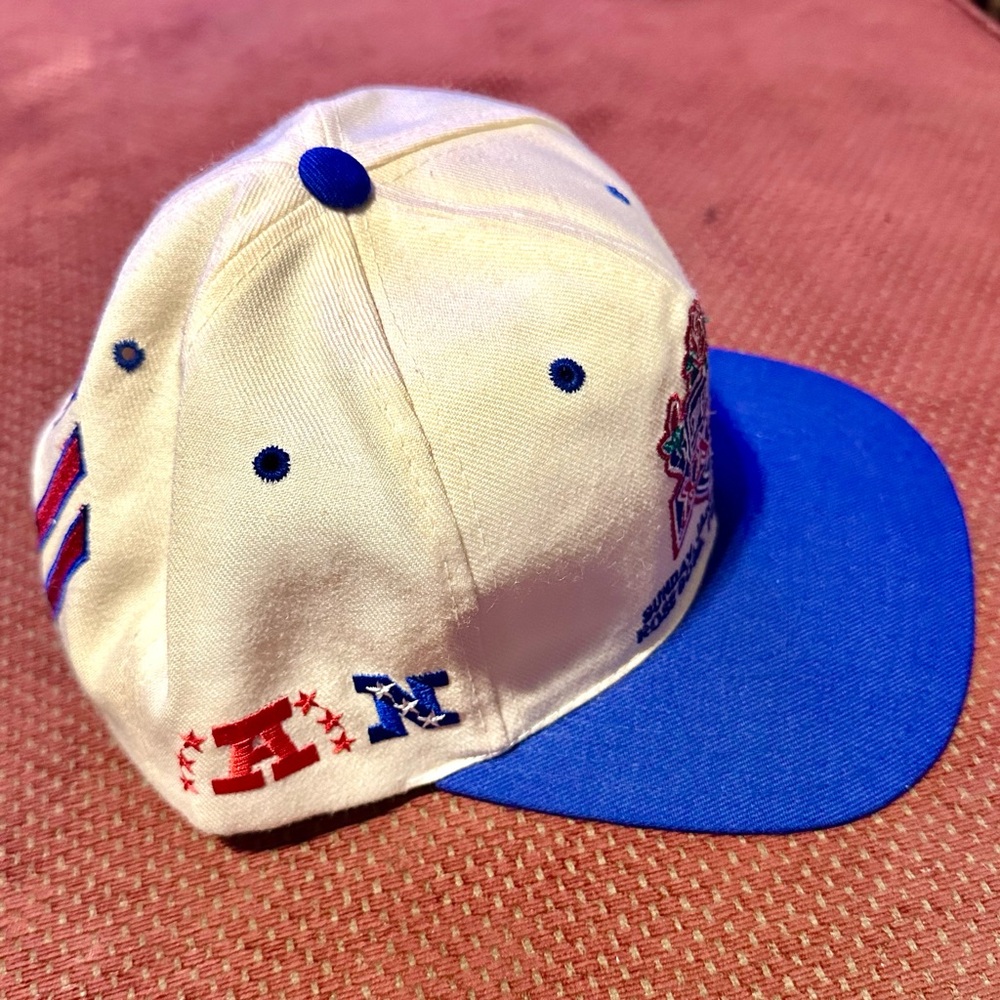 VTG 1993 Super Bowl 27 Buffalo Bills Vs Dallas Cowboys Rose Bowl Snapback NWOT - Picture 2 of 7